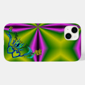 ハートと蝶 Case-Mate iPhoneケース (裏面 (横))