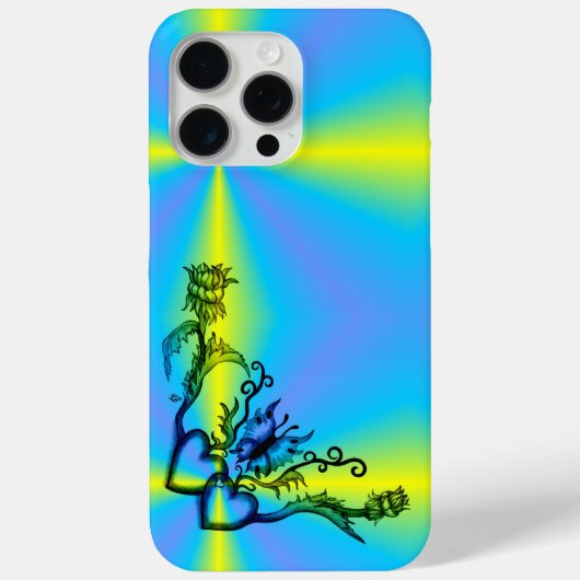 ハートと蝶 Case-Mate iPhoneケース (裏面)