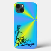 ハートと蝶 Case-Mate iPhoneケース (裏面)