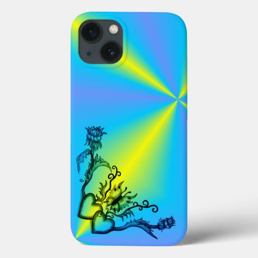 ハートと蝶 Case-Mate iPhoneケース (裏面)