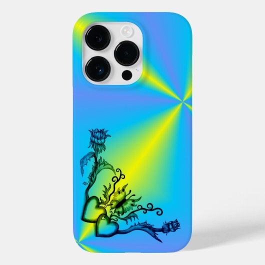 ハートと蝶 Case-Mate iPhoneケース (裏面)