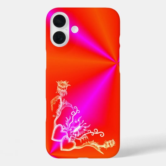 ハートと蝶 Case-Mate iPhoneケース (裏面)