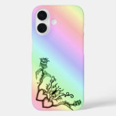 ハートと蝶 Case-Mate iPhoneケース (裏面)