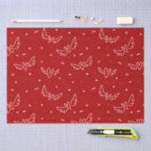 ハートと赤い翼 薄葉紙 (クラフト)