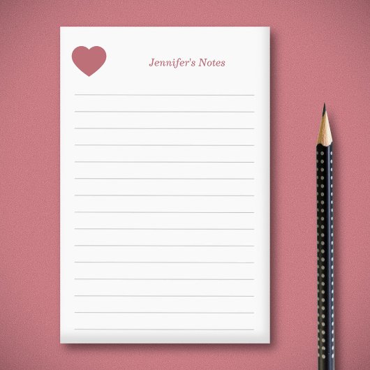 ハートと赤 ポストイット