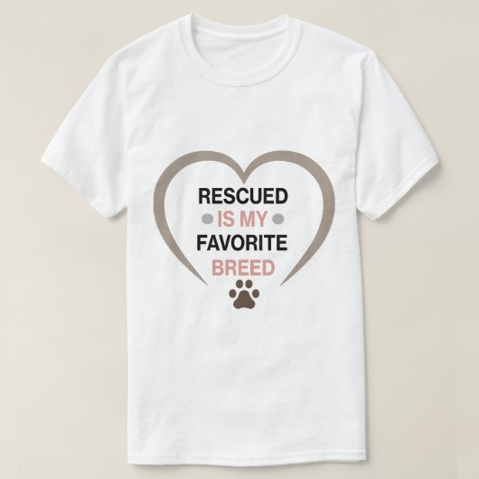 ハートと足跡のデザイン Tシャツ (デザイン正面)