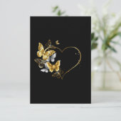 ハートと金蝶 カード (スタンド正面)