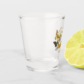 ハートと金蝶 ショットグラス (左)