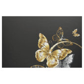 ハートと金蝶 ファブリック (ファットクウォーター)