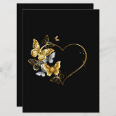 ハートと金蝶 メニュー (正面/裏面)