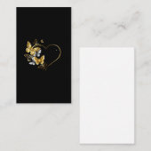 ハートと金蝶 名刺 (正面/裏面)