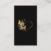 ハートと金蝶 名刺 (正面)