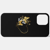 ハートと金蝶 Case-Mate iPhoneケース (裏面 (横))