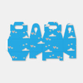 ハートと雲が青 フェイバーボックス (折り畳みなし)