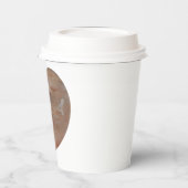 ハートと面白い名言のコーヒー紙コップ 紙コップ (左)