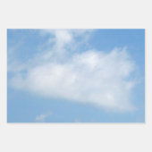 ハートとJ雲写真ラッピング紙 ラッピングペーパーシート (正面2)