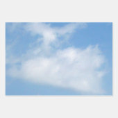 ハートとJ雲写真ラッピング紙 ラッピングペーパーシート (正面)