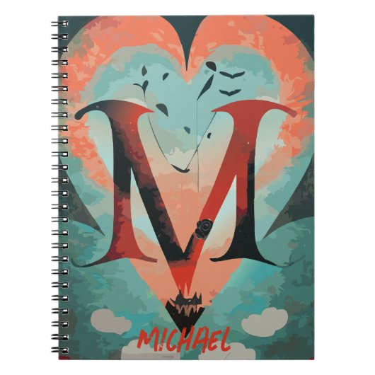 ハートとM ノートブック (正面)