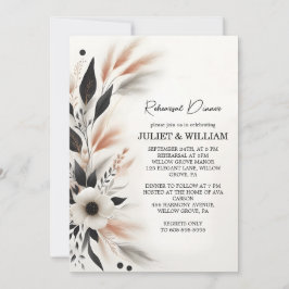 ハートなしファンシーJust Loveおもしろいリハーサルディナー 招待状