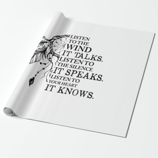 ハートにとって、アメリカ先住民を知る ラッピングペーパー (アンロールド)