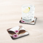 ハートになされる本のページは形づきます コースター (右側)