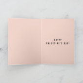 ハートにキノコいっぱい 子供教室バレンタイン シーズンカード (内部)