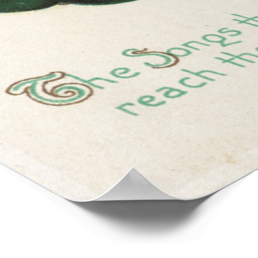 ハートに届く曲 ポスター (角)