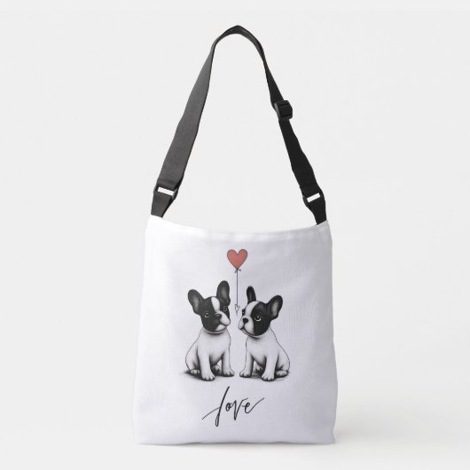 ハートに縛られる クロスボディバッグ (正面)