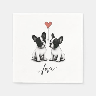 ハートに縛られる スタンダードカクテルナプキン