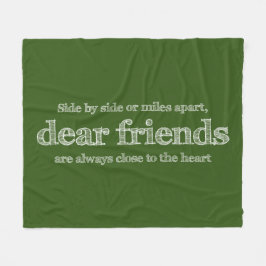 ハートに近い フリースブランケット