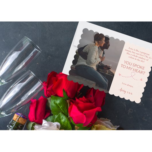 ハートに響くバレンタインデー シーズンカード