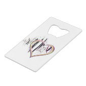 ハートに クレジットカード栓抜き (裏面アングル)