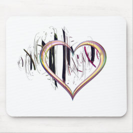 ハートに マウスパッド