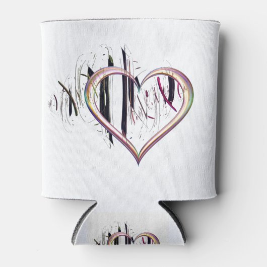 ハートに 缶クーラー (正面)