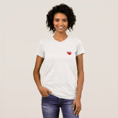 ハートに<3 Tシャツ (正面フル)
