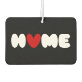 ハートのある場所がホーム エアフレッシュナー カーエアーフレッシュナー (裏面)