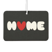 ハートのある場所がホーム エアフレッシュナー カーエアーフレッシュナー (正面)