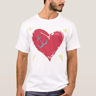 ハートのいかり Tシャツ
