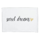 ハートのおやすみなさい及び甘美な夢 枕カバー (正面左)