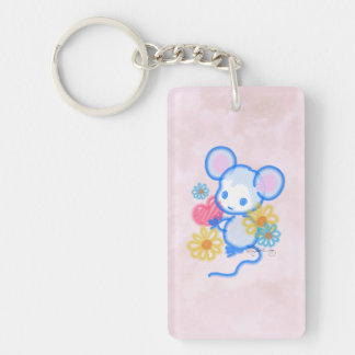 ハートのかわいい愛マウス キーホルダー