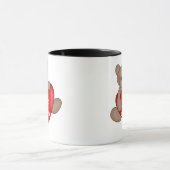 ハートのくまは私の物です マグカップ (中央)