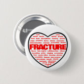 ハートのひび 缶バッジ (正面&裏面)