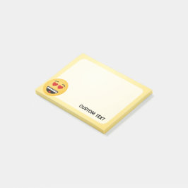 ハートのような目をした笑顔の顔 ポストイット