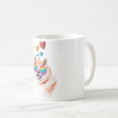 ハートのアクチタ・バレンタインデー コーヒーマグカップ (正面右)