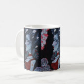 ハートのアリスの不思議の国のファンタジーの芸術の赤い女王 コーヒーマグカップ (正面左)