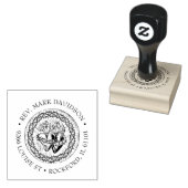 ハートのイエスとメアリーパーソナライズされた名 ラバースタンプ (押印)