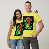 ハートのイエローのTシャツ Tシャツ (ユニセックス)