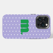 ハートのイニシャルiPhone/iPadケース iPhoneケース (裏面横)