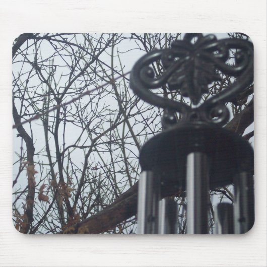 ハートのウィンドチャイム マウスパッド (正面)