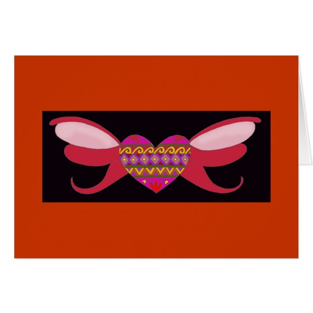 ハートのウクライナ語 (正面横)